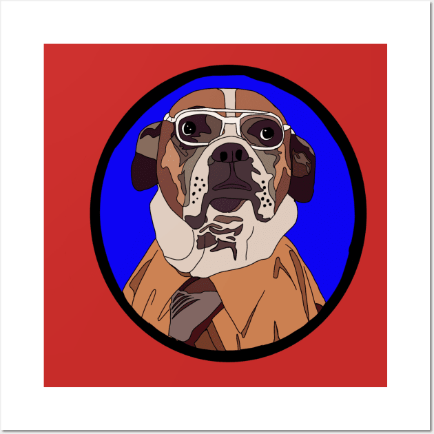 Dog Dwight Wall Art by pinxtizzle